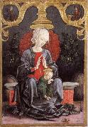 Madonna and child in a tradgard Cosimo Tura